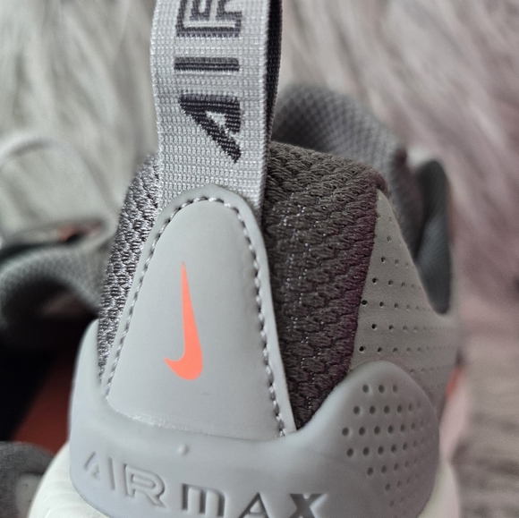 Nike AIR MAX Genome  Gray and Orange Sneakers - Picture 10 of 12